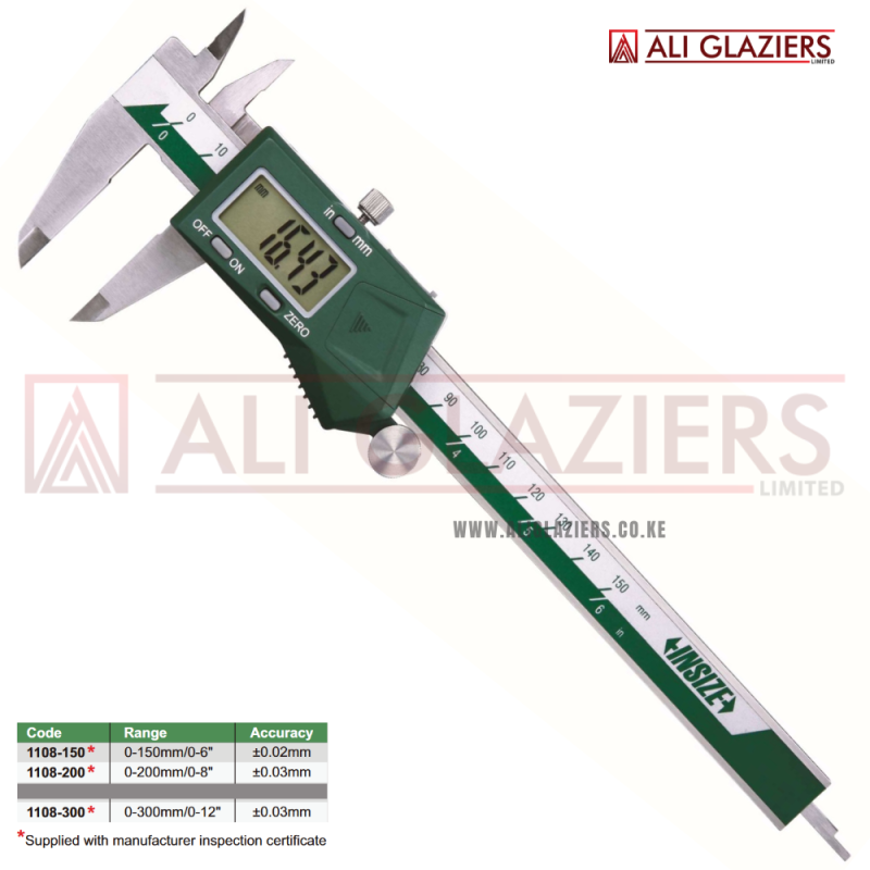 INSIZE DIGITAL VERNIER CALIPER 0-150MM