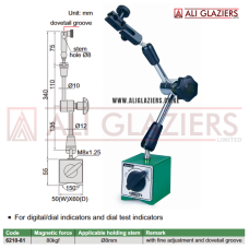 INSIZE UNIVERSAL MAGNETIC STAND 80KGF