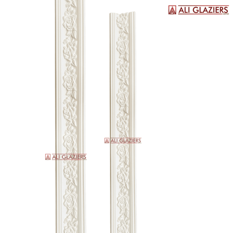 PU CORNICE WHITE 2.4 METER - 72MM
