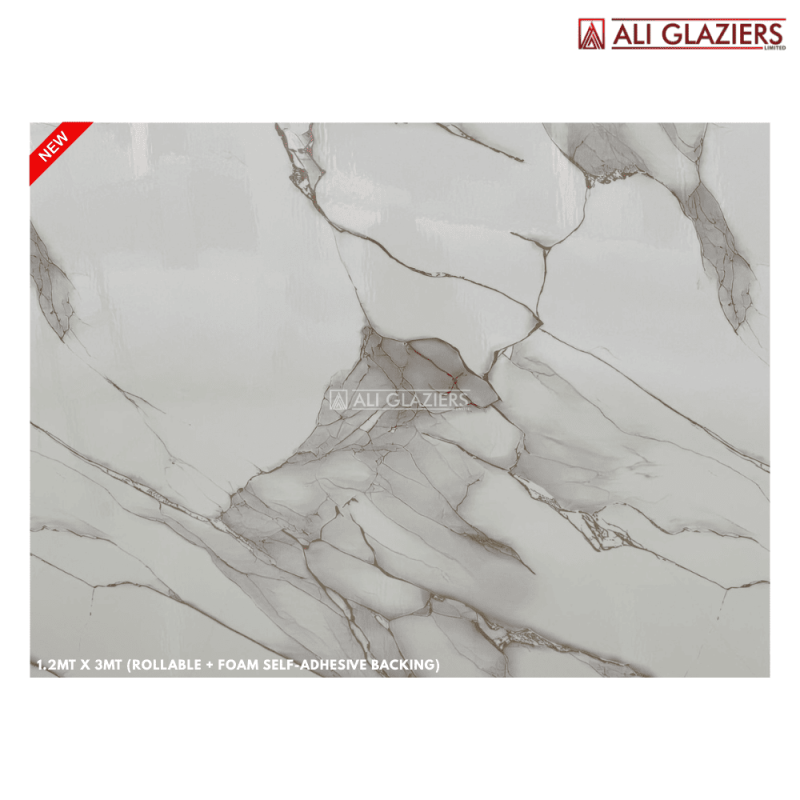 3MM ROLLABLE MARBLE SHEETS WITH SELF-ADHESIVE FOAM BACKING - AGL057501
