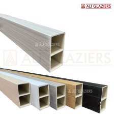 PVC RECTANGULAR TUBE LIGHT GREY - 100X50