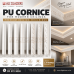 PU CORNICE WHITE 2.4 METER - 105MM