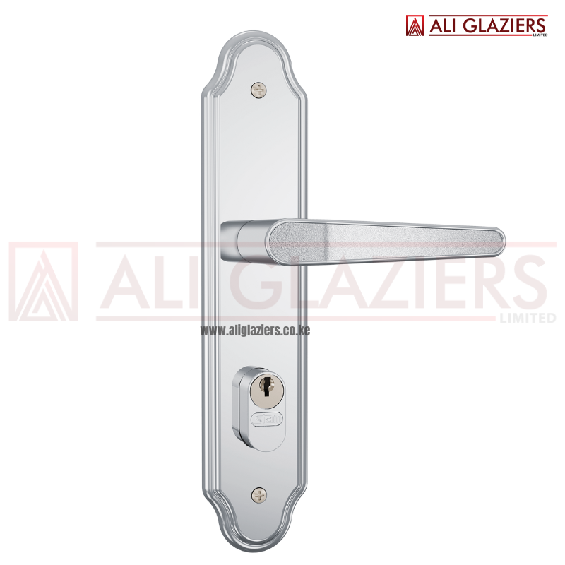 STAM EXTERNAL MORTICE LOCKSET 803/03 WITH OVAL CYLINDER - 2 TURN