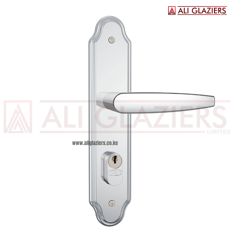 STAM EXTERNAL MORTICE LOCKSET 803/33 WITH OVAL CYLINDER - 2 TURN