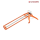 HEAVY DUTY SKELETON SILICONE GUN - ORANGE