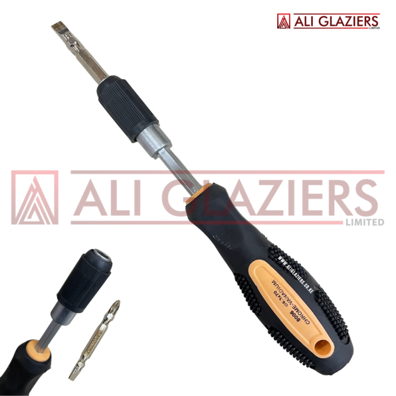 DETACHABLE SCREWDRIVER WITH REPLACEABLE BIT