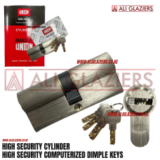 UNION DIMPLE KEYED EURO CYLINDER