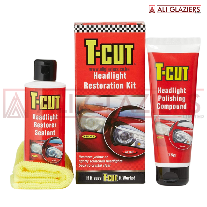 T-CUT HEADLIGHT RESTORER KIT
