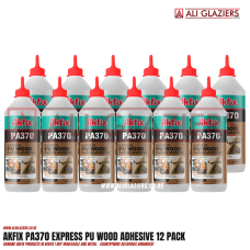 AKFIX PA370 EXPRESS PU WOOD MARINE ADHESIVE 12 PACK