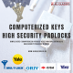 COMPUTERIZED KEYS HIGH SECURITY PADLOCKS