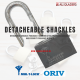DETACHABLE SHACKLE PADLOCKS
