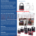 MUL-T-LOCKS - NE SERIES HIGH SECURITY PADLOCK - NE10L