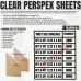 12MM CLEAR PERSPEX SHEETS
