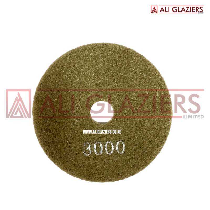 DIAMOND POLISHING VELCRO PAD 4" GRIT 3000