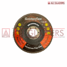 ABRASIVE FLAP DISK ALUMINIUM OXIDE 4.5" GRIT 120