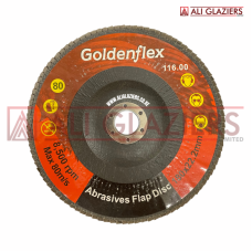 ABRASIVE FLAP DISK ALUMINIUM OXIDE 7" GRIT 80