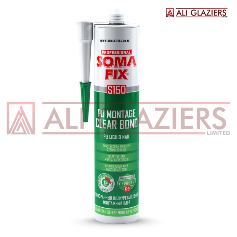 SOMAFIX S150 PU MONTAGE CLEAR BOND