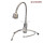 FLEXIBLE LONG NECK KITCHEN PILLAR MIXER WITH ADJUSTABLE KNOB