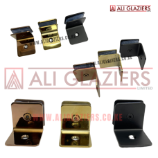 COLORED WALL TO GLASS BRACKET