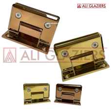 COLORED FRAMELESS GLASS HINGE 90 DEGREES