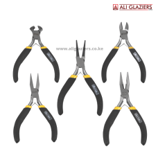 5 PIECE MINIATURE PLIERS SET 4.5"