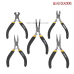 5 PIECE MINIATURE PLIERS SET 4.5"