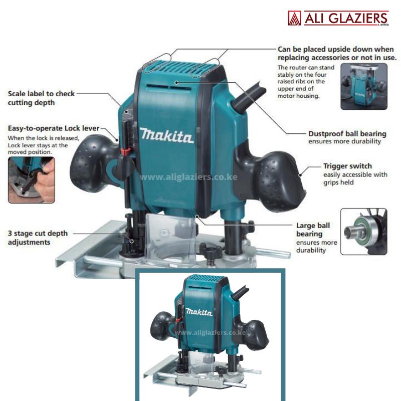 Genuine Makita RP0900 Plunge Router in Nairobi, Kenya | Wood Working ...