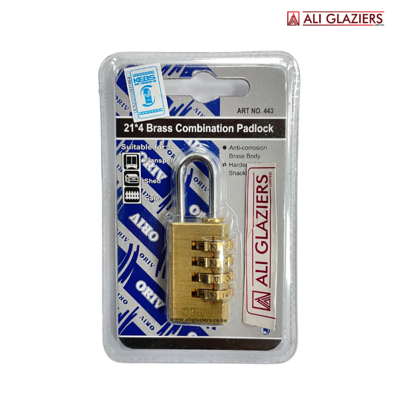 ORIV 443 COMBINATION PADLOCK 20MM 4 DIAL