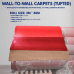 WALL TO WALL TUFTED CARPET - RED