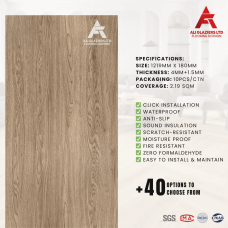 SPC FLOORING BOARD 5.5MM WITH 1.5MM EVA (PER SQM)