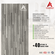 SPC FLOORING BOARD 5.5MM WITH 1.5MM EVA (PER SQM)