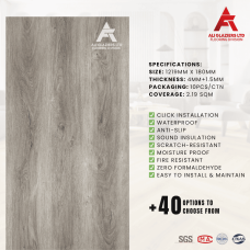 SPC FLOORING BOARD 5.5MM WITH 1.5MM EVA (PER SQM)