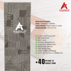 SPC FLOORING BOARDS - CARPET DESIGN (PER SQM)