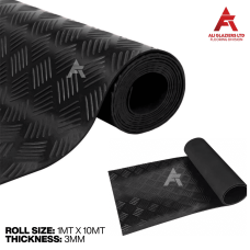 ANTI-SKID RUBBER FLOORING MAT 3MM CHECKERED