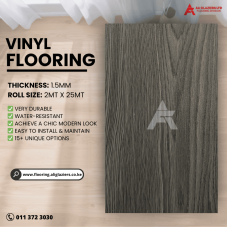 VINYL FLOORING PER SQ MTR - MISTY GREY