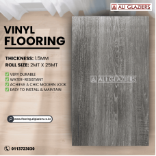 VINYL FLOORING PER SQ MTR - ASHWOOD GREY