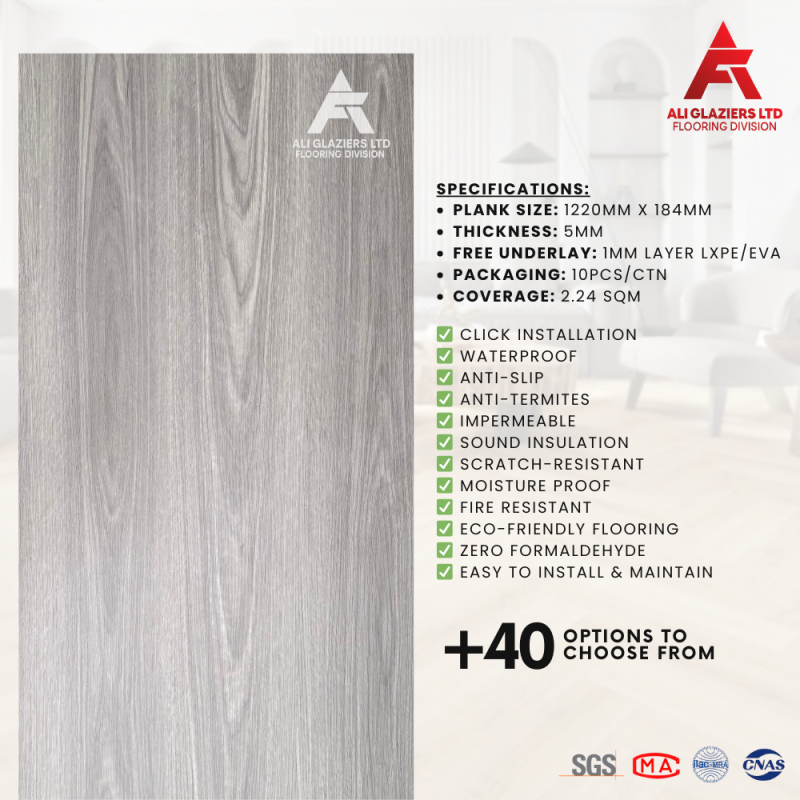 SPC FLOORING - ASHFORD GREY OAK