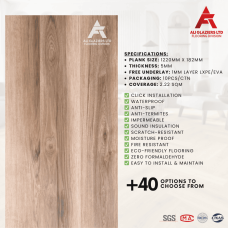 SPC FLOORING - FROSTED BIRCH