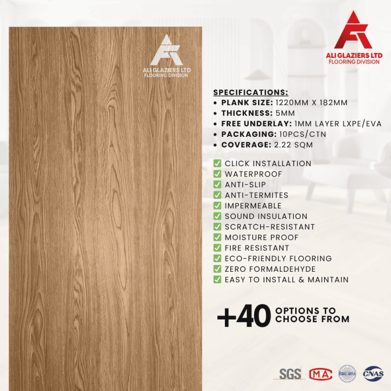 SPC FLOORING - CHESTNUT