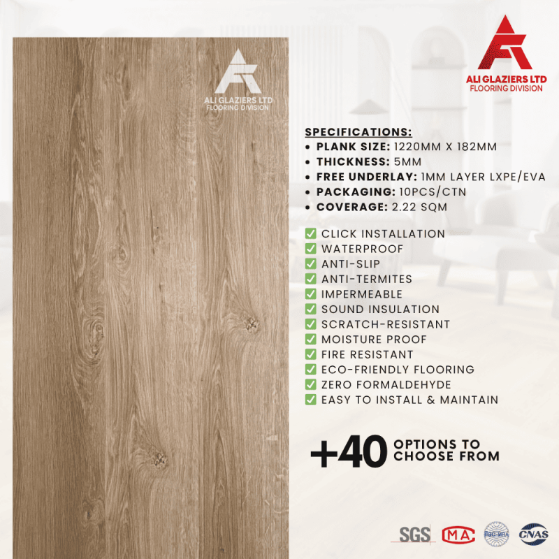 SPC FLOORING - RUSTIC OAK