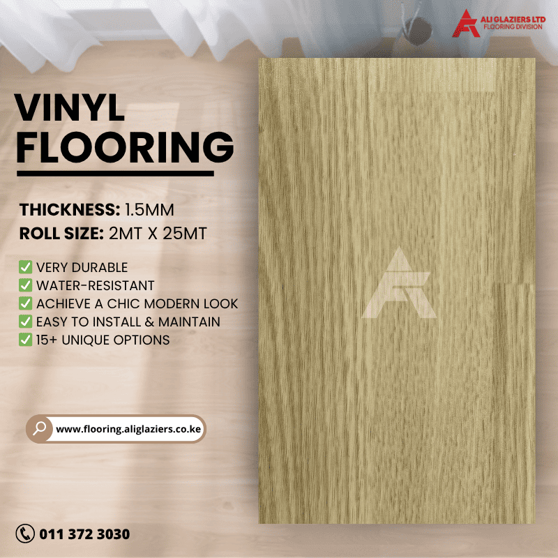 VINYL FLOORING PER SQ MTR - VANILLA OAK