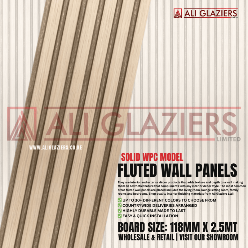 SOLID WPC FLUTED WALL PANELS AG-207