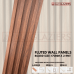 FLUTED PANEL 170MM X 2900MM - MAHOGANY EMBER
