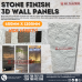 PU STONE FINISH PANEL WHITE