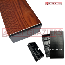 PVC RECTANGULAR TUBES END CAPS