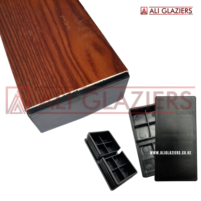 PVC RECTANGULAR TUBES END CAPS