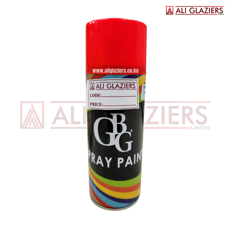 GBG FLUORESCENT RED SPRAY PAINT