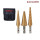 STEP DRILL BITS 3PC SET
