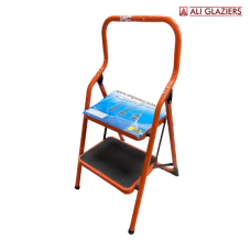 HOUSEHOLD LADDER 2 STEP WITH LONGER FRAME