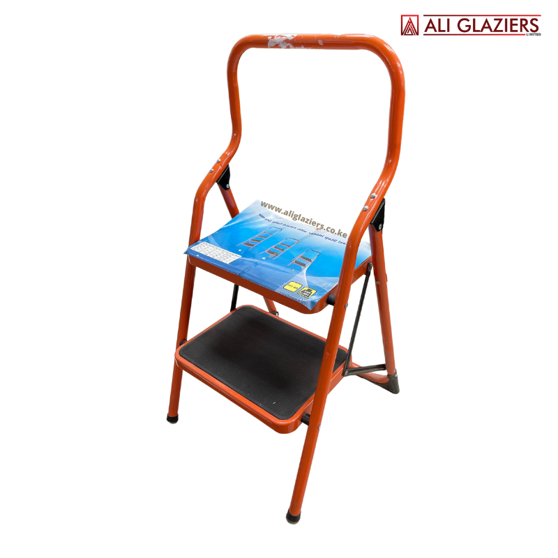 HOUSEHOLD LADDER 2 STEP WITH LONGER FRAME